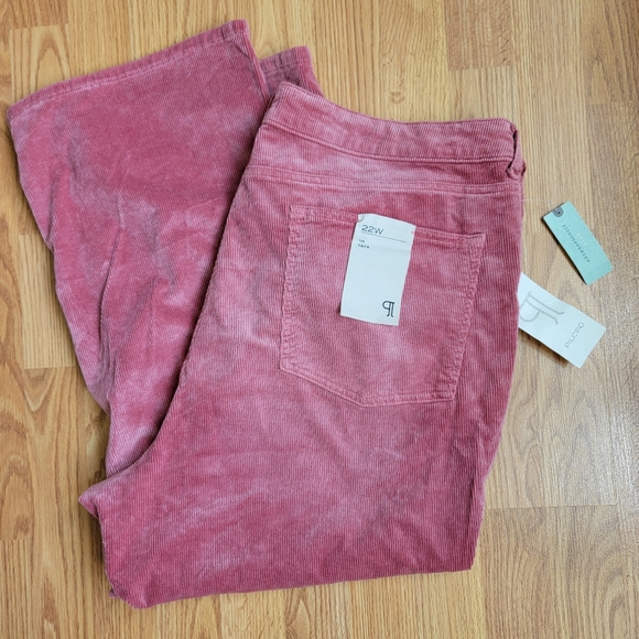 Anthropologie Pilcro The Yaya Women's Plus Size 22W Midrise Corduroy Crop Pants - Picture 7 of 16